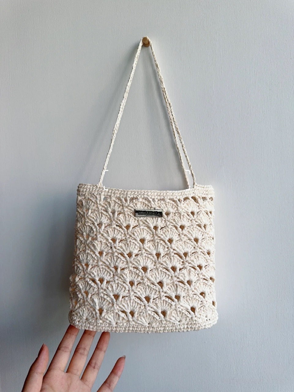 ivory shell tote ivory shell tote